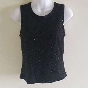 Ann Taylor beaded tank top